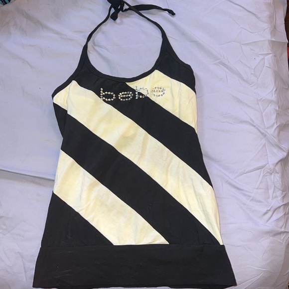 Bebe Halter Top - Vintage 90s - Picture 1 of 4